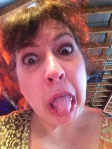 She stole an iPhone to take this shot.