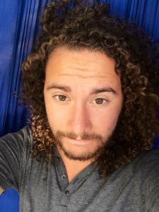 His girlfriend made him take this picture.